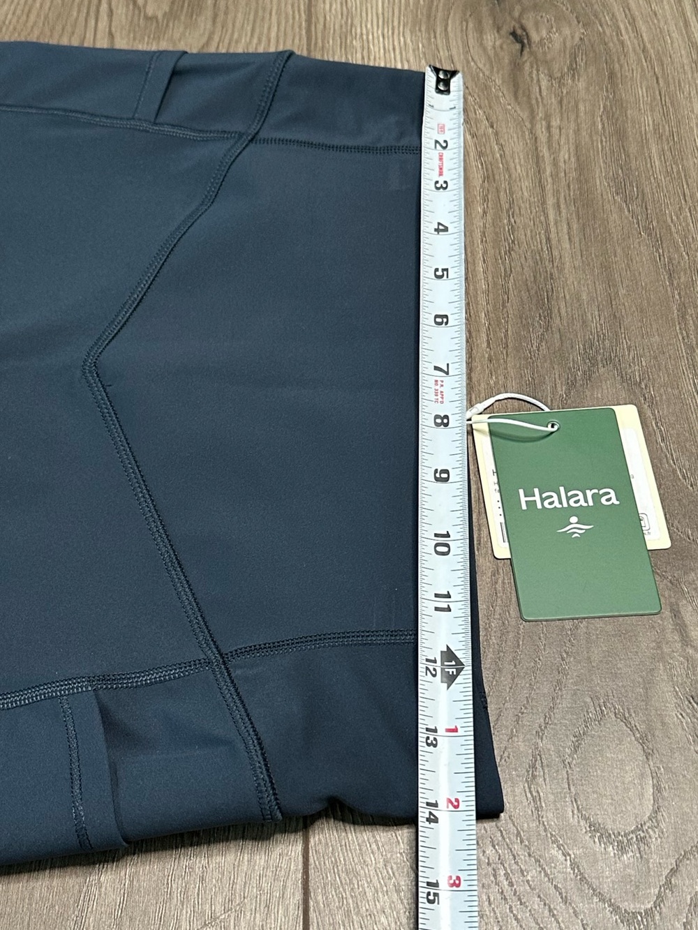 Halara UltraSculpt High Rise Scrunch Butt Lifting Tummy Control Leggings Blue  L - Picture 9 of 12